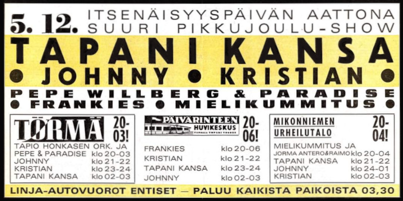 Tapani Kansa Show